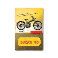 INSEGNA IN METALLO DUCATI 48-Ducati